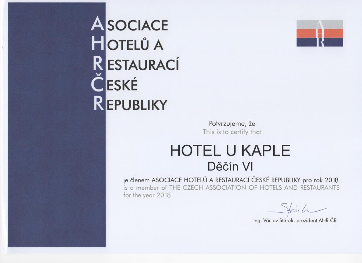Hotel U Kaple Decin Dış mekan fotoğraf